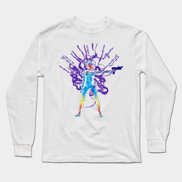 ghost in the machine Long Sleeve T-Shirt by kharmazero